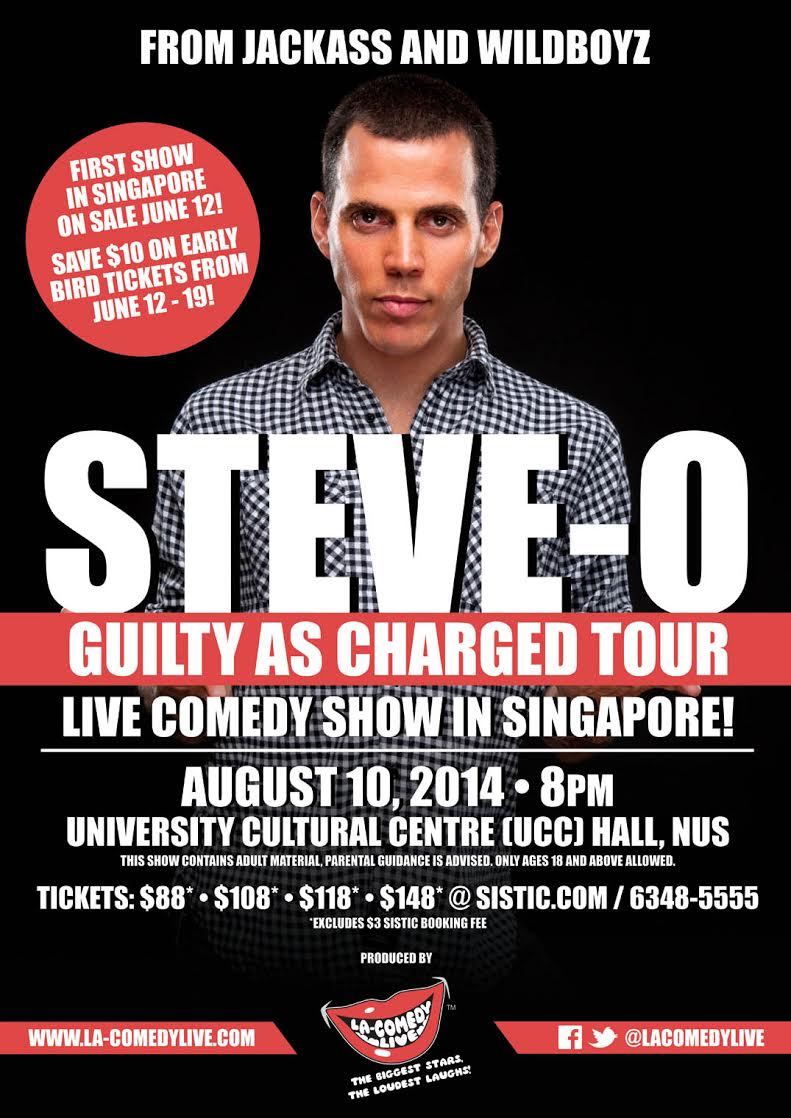 Steve-O live in Singapore!