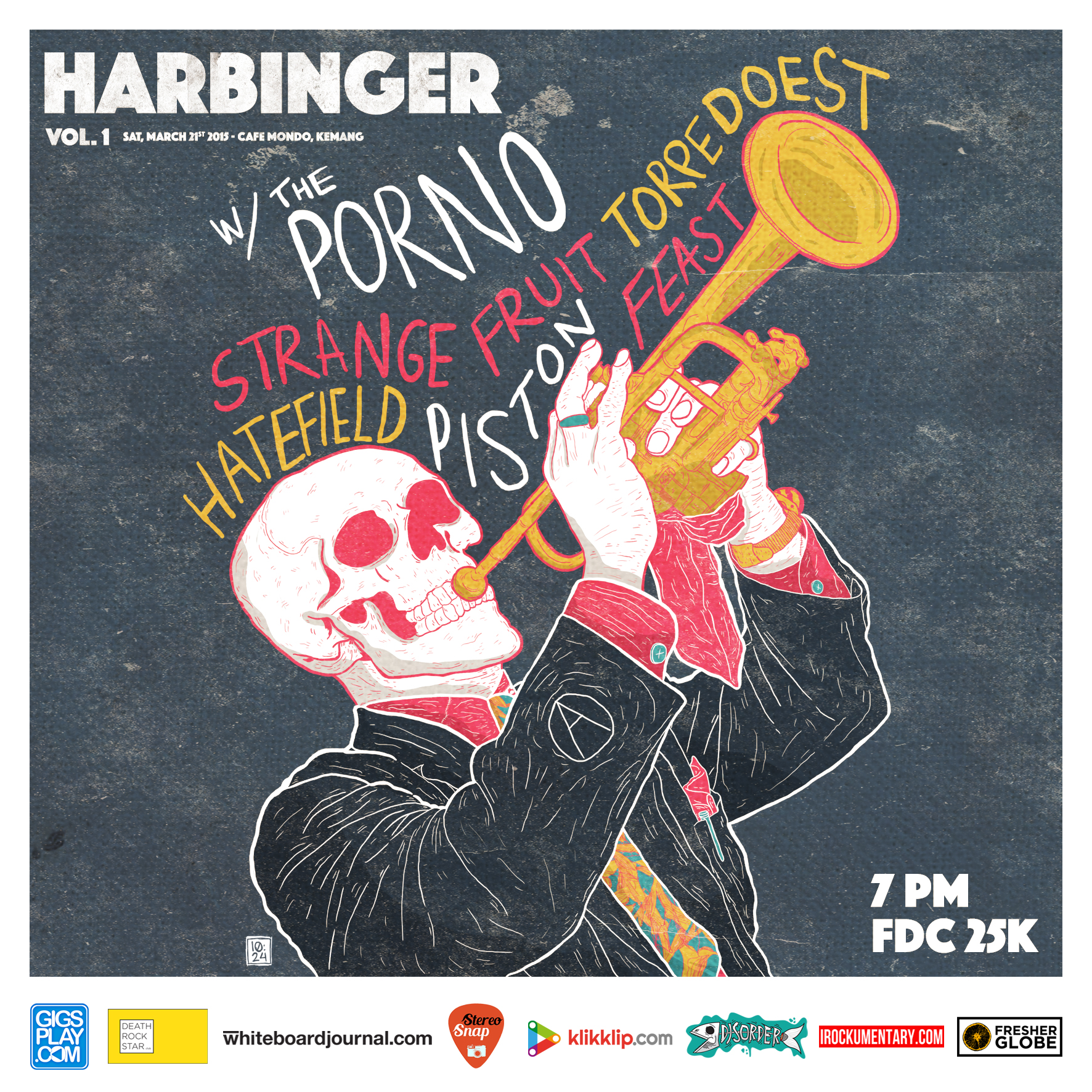 HARBINGER VOL. 1: The Porno, Strange Fruit, Piston, Hatefield, Feast, Torpedoest.