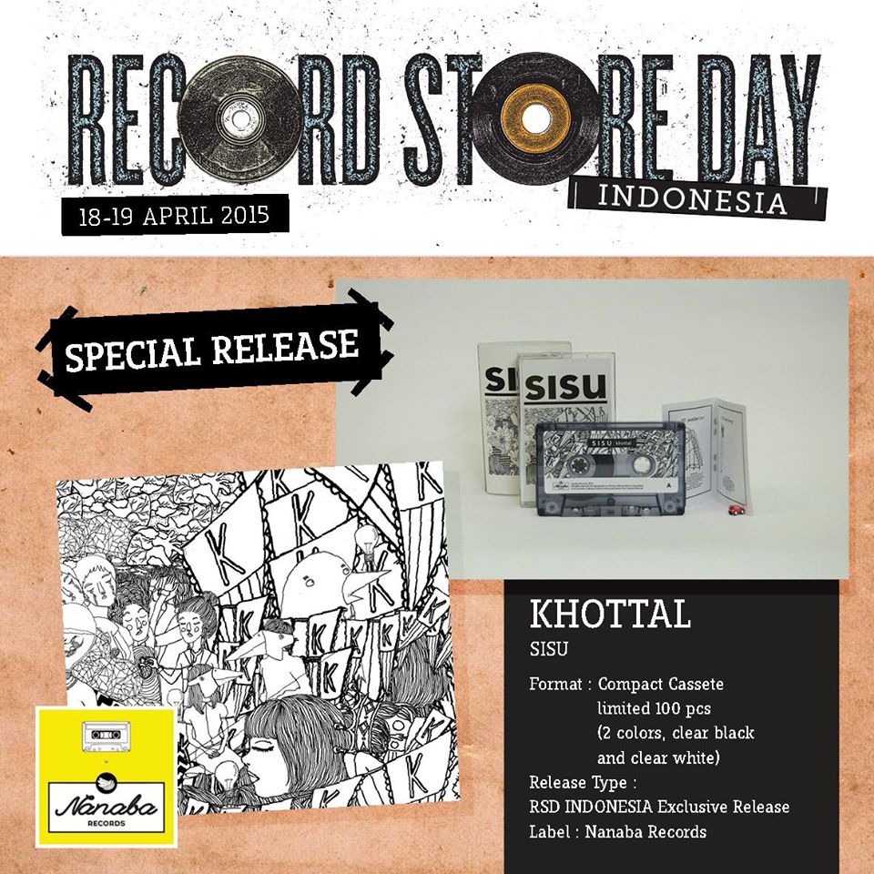 Khottal merilis kaset di Record Store Day 2015