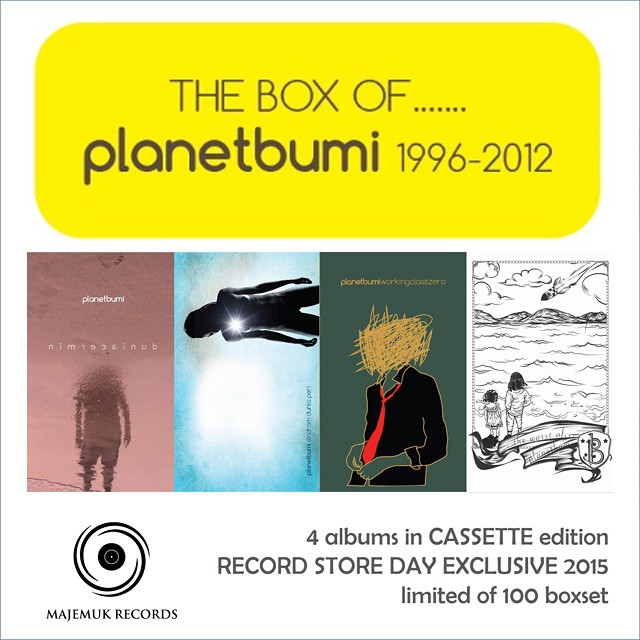 Planet Bumi merilis kaset boxset pada Record Store Day Indonesia