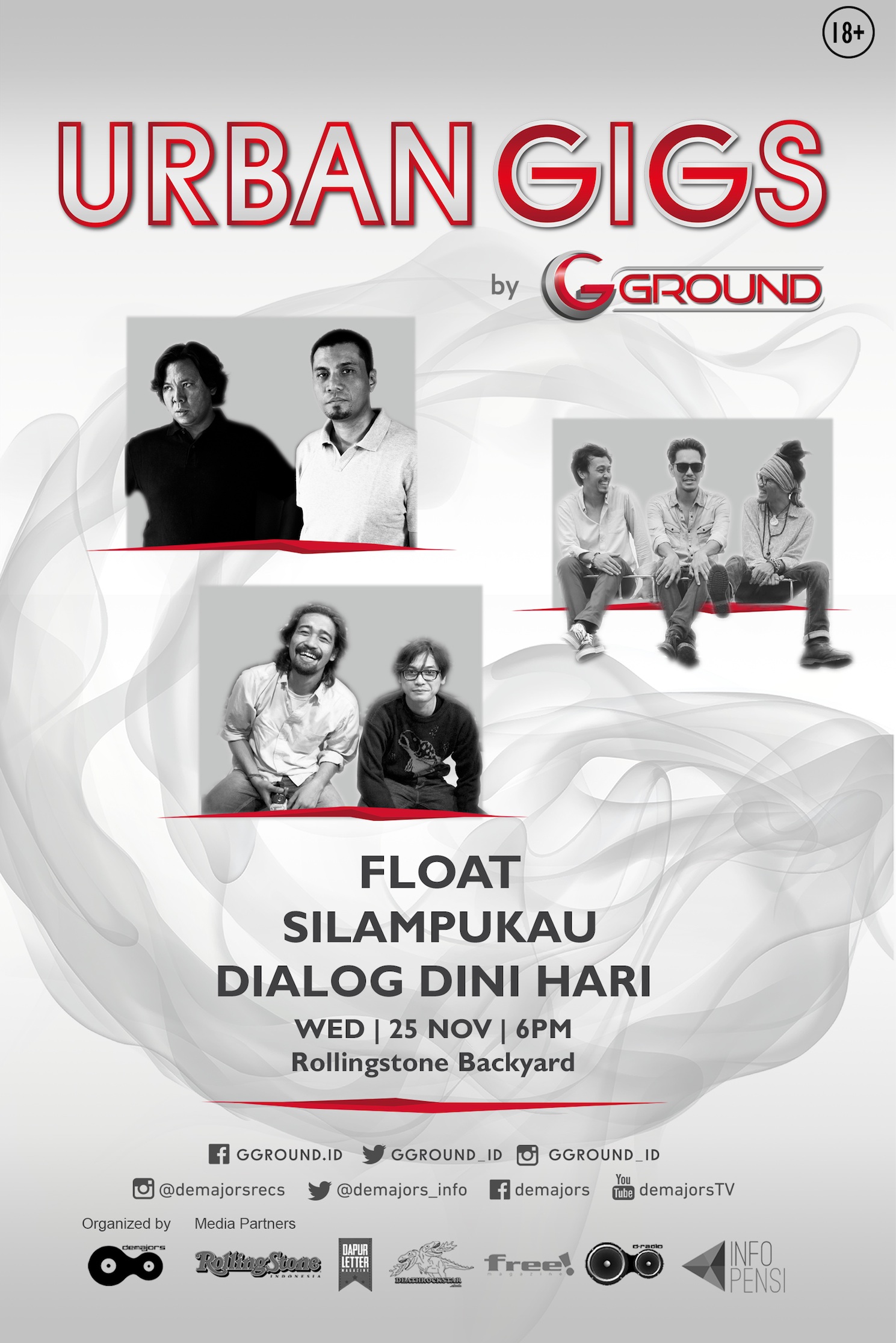 Urban Gigs feat Float, Dialog Dini Hari & Silampukau