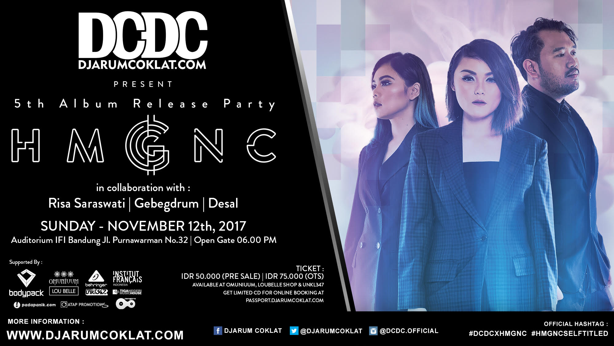 HMGNC feat Risa Saraswati, Gebegdrum, & Desal