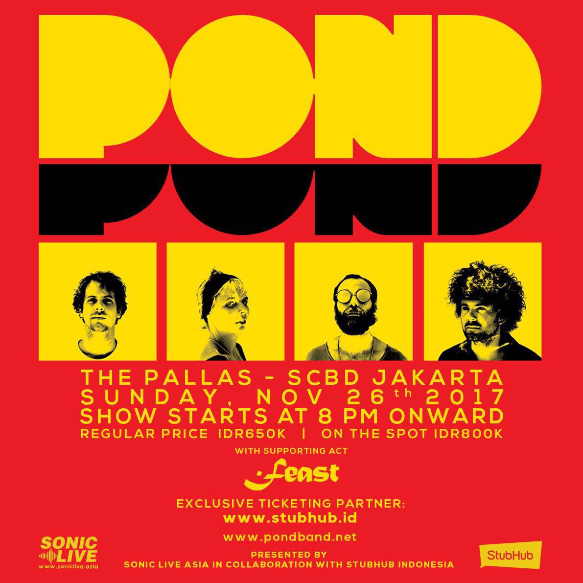 Pond live in Jakarta