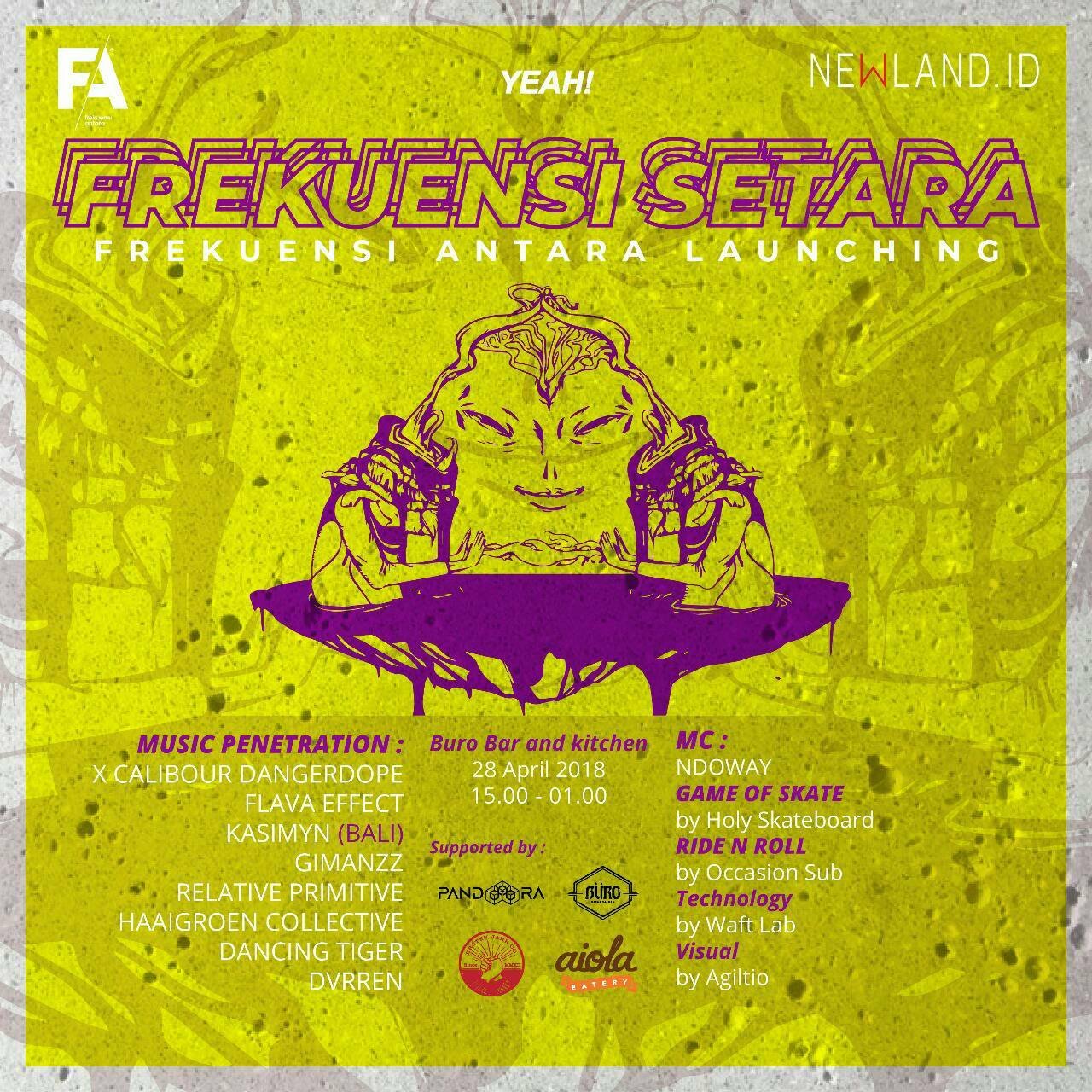 Frekuensi Setara • 28 April • Buro Bar & Kitchen, Surabaya