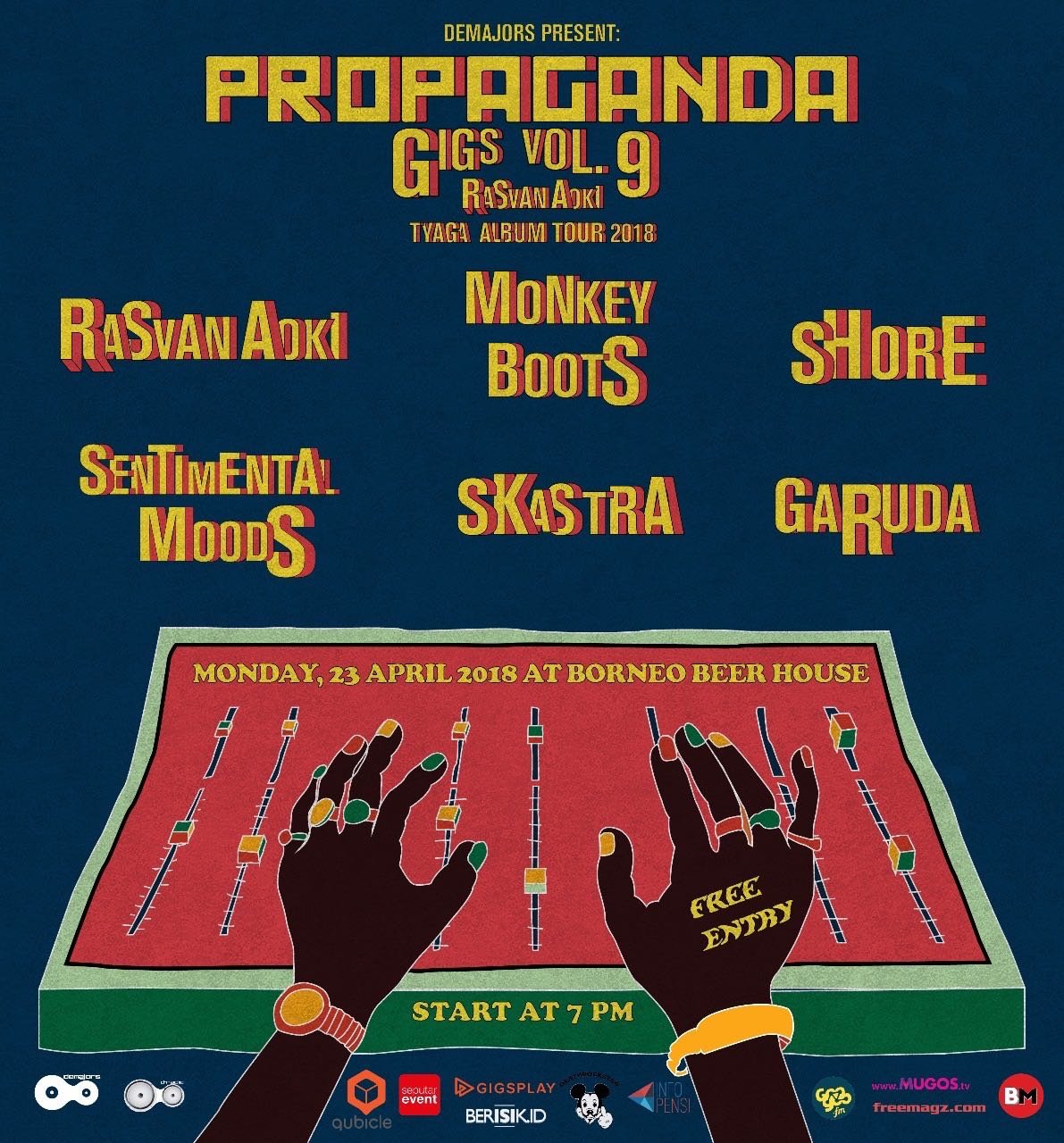 Propaganda Gigs vol.09 • 23 April • Borneo Beer House
