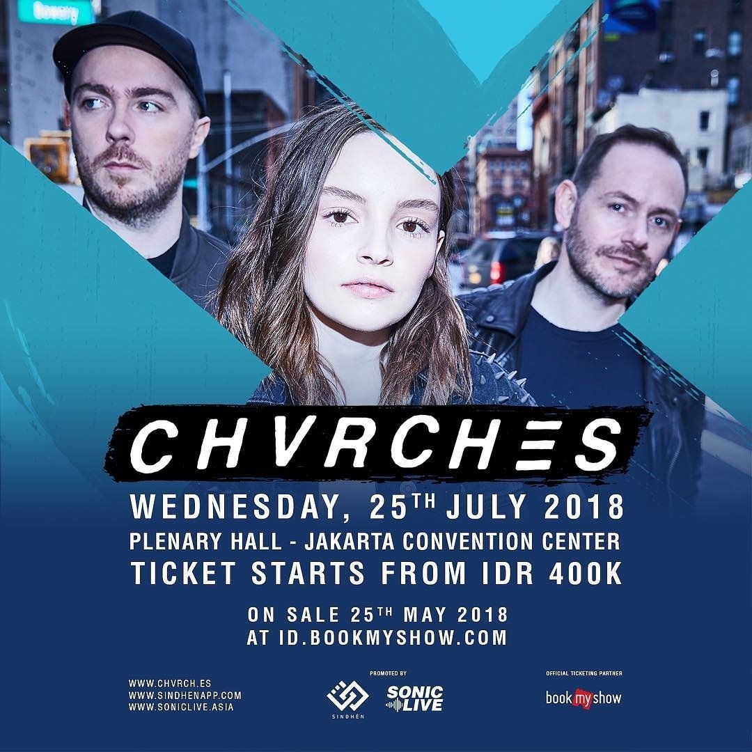 Chvrches live in Jakarta • 25 Juli 2018