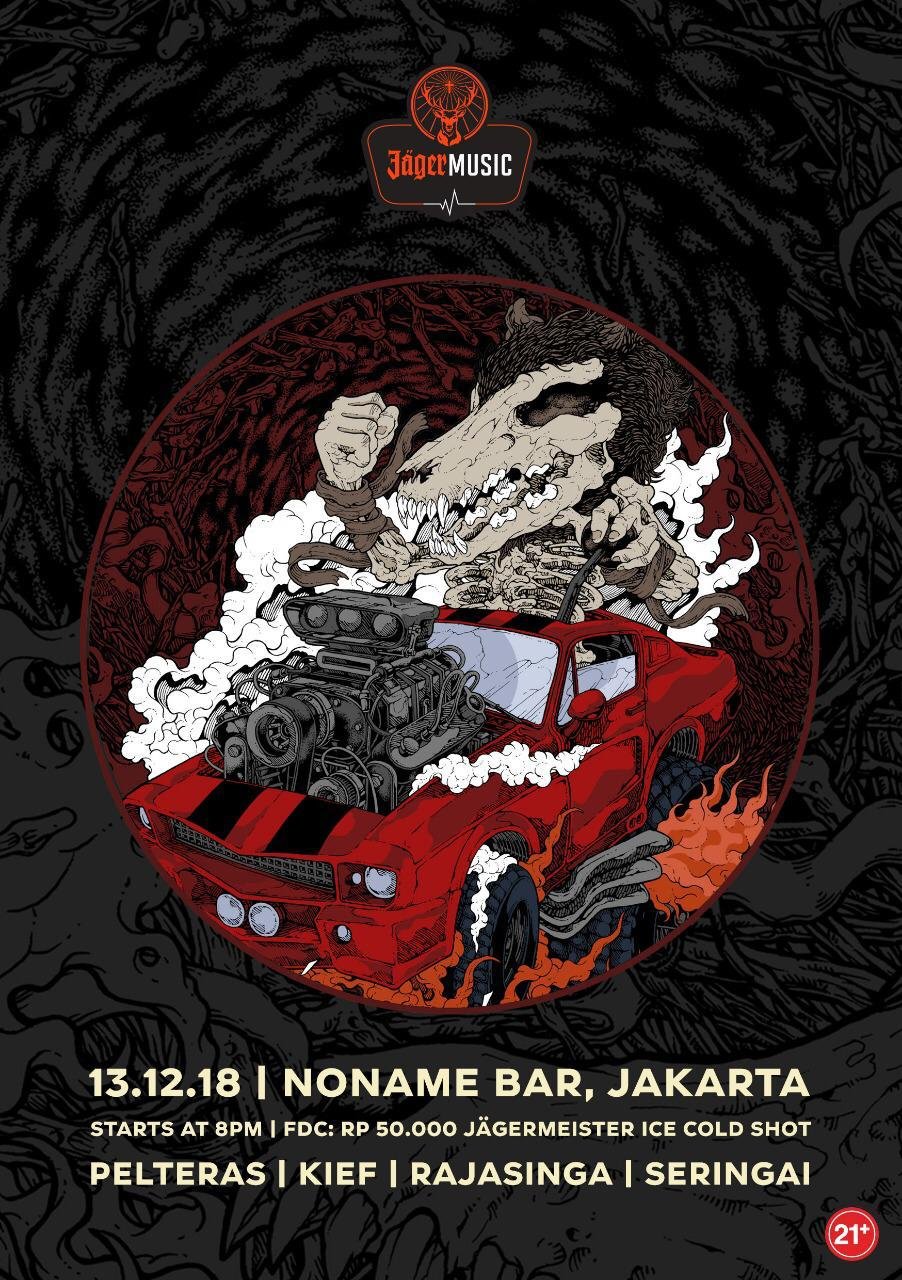 JagerMusic w/ Pelteras, Kief, Rajasinga & Seringai | NoName Bar