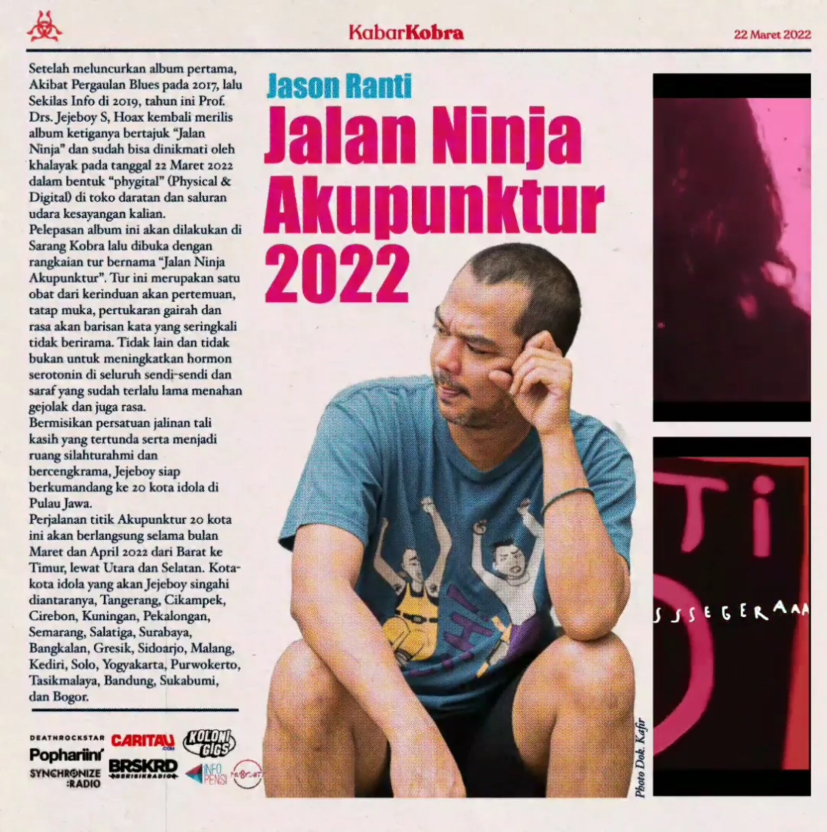 Jejeboy siap menempuh Jalan Ninja