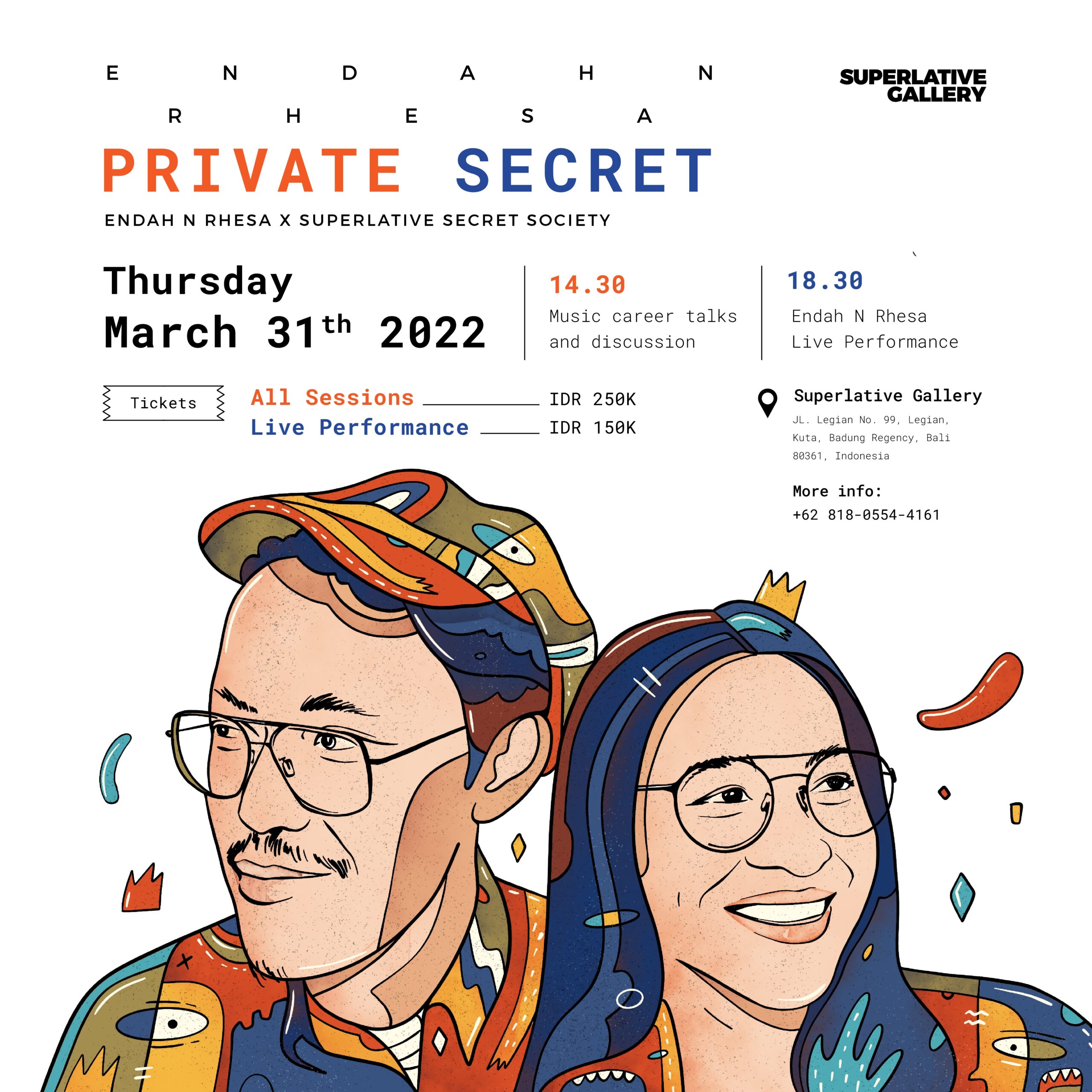 Peluncuran Karya NFT Endah N Rhesa x Superlative Secret Society